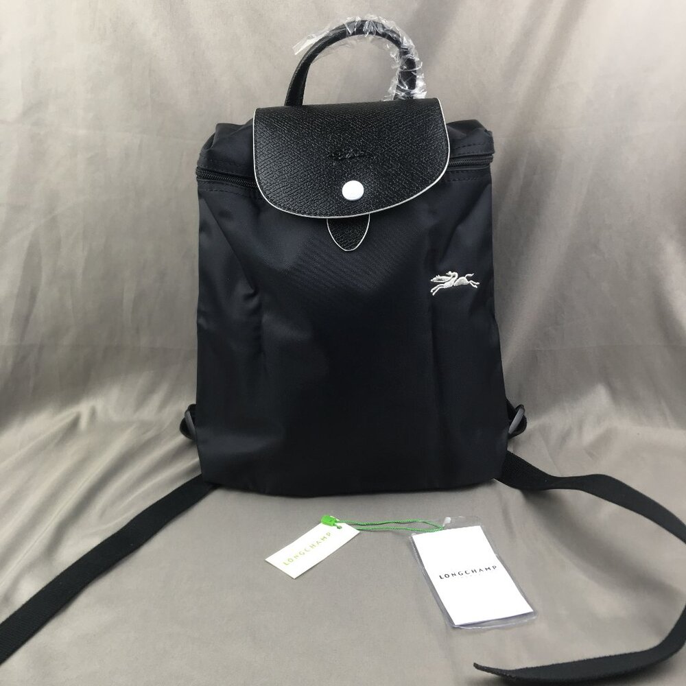 NWT LONGCHAMP Mini Le Pliage  Backpack In black